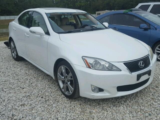 JTHBK262992088148 - 2009 LEXUS IS WHITE photo 1