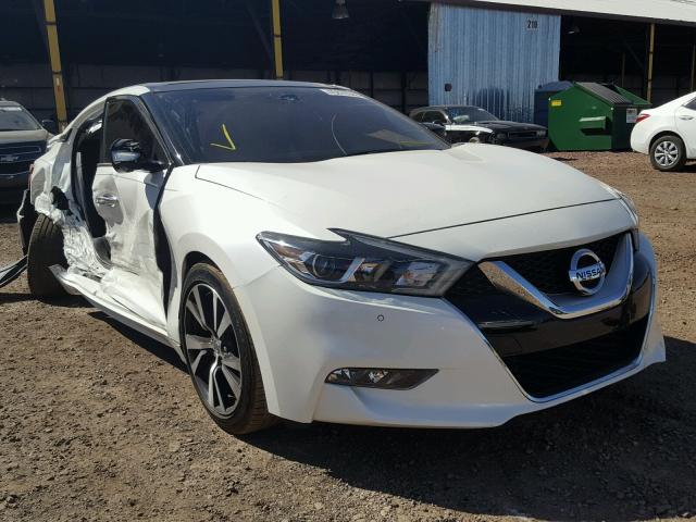 1N4AA6AP8GC417168 - 2016 NISSAN MAXIMA 3.5 WHITE photo 1