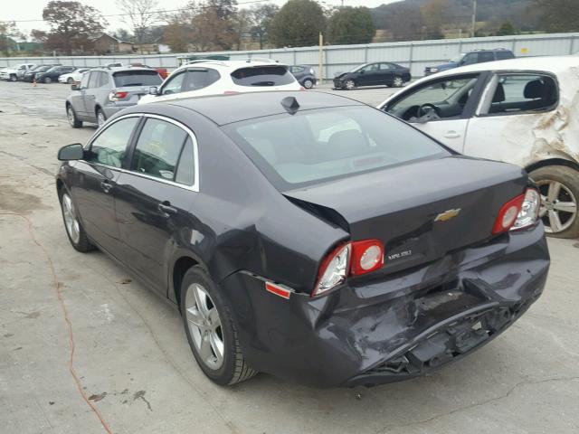 1G1ZA5EU6CF368450 - 2012 CHEVROLET MALIBU CHARCOAL photo 3