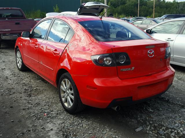 JM1BK32G271634719 - 2007 MAZDA 3 I RED photo 3