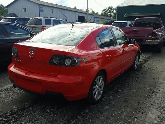 JM1BK32G271634719 - 2007 MAZDA 3 I RED photo 4