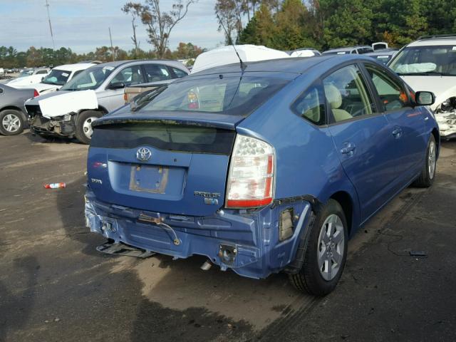 JTDKB20U367501160 - 2006 TOYOTA PRIUS BLUE photo 4