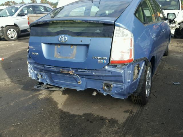 JTDKB20U367501160 - 2006 TOYOTA PRIUS BLUE photo 9