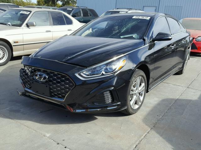 5NPE34AF8JH668415 - 2018 HYUNDAI SONATA SPO BLACK photo 2