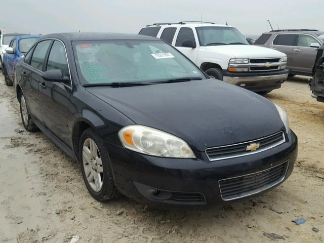 2G1WB5EK6A1171927 - 2010 CHEVROLET IMPALA BLACK photo 1