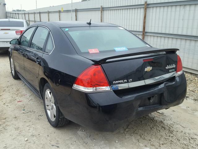 2G1WB5EK6A1171927 - 2010 CHEVROLET IMPALA BLACK photo 3