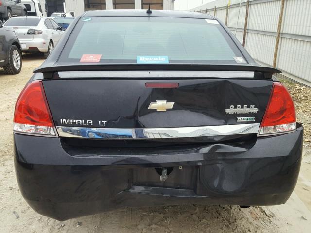 2G1WB5EK6A1171927 - 2010 CHEVROLET IMPALA BLACK photo 9