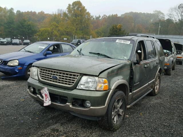 1FMZU74W94UA27176 - 2004 FORD EXPLORER E GREEN photo 2