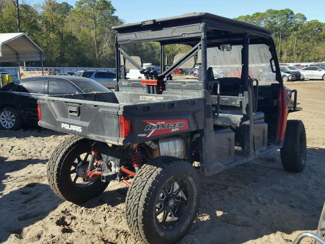 4XARVE997H8558391 - 2017 POLARIS RANGER CRE RED photo 4