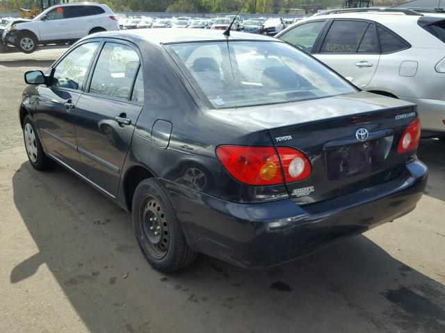 2T1BR32EX4C214224 - 2004 TOYOTA COROLLA CE BLACK photo 3