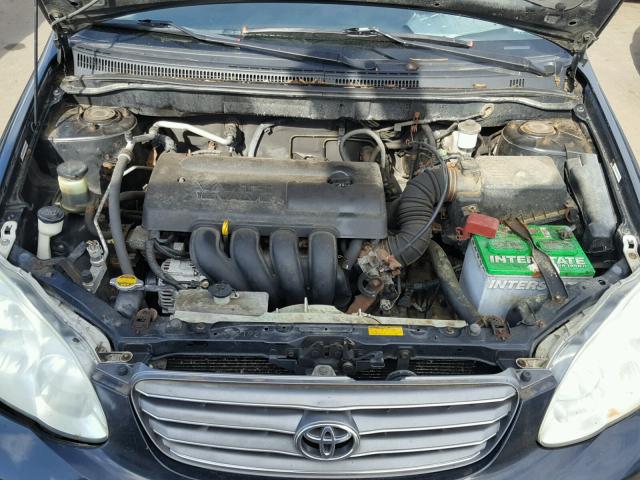 2T1BR32EX4C214224 - 2004 TOYOTA COROLLA CE BLACK photo 7