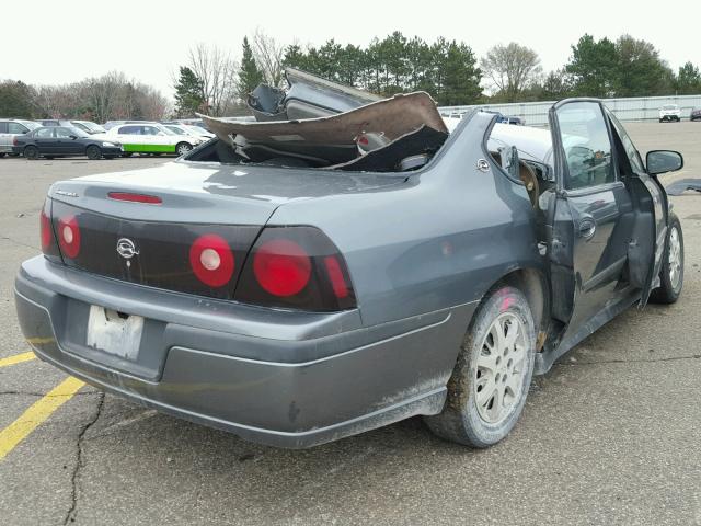 2G1WF52E459169846 - 2005 CHEVROLET IMPALA 灰色 照片 4