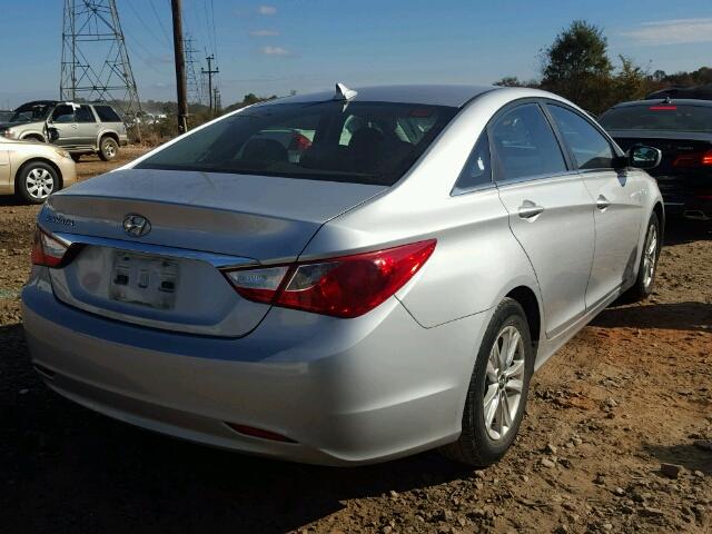 5NPEB4ACXBH291936 - 2011 HYUNDAI SONATA GLS SILVER photo 4