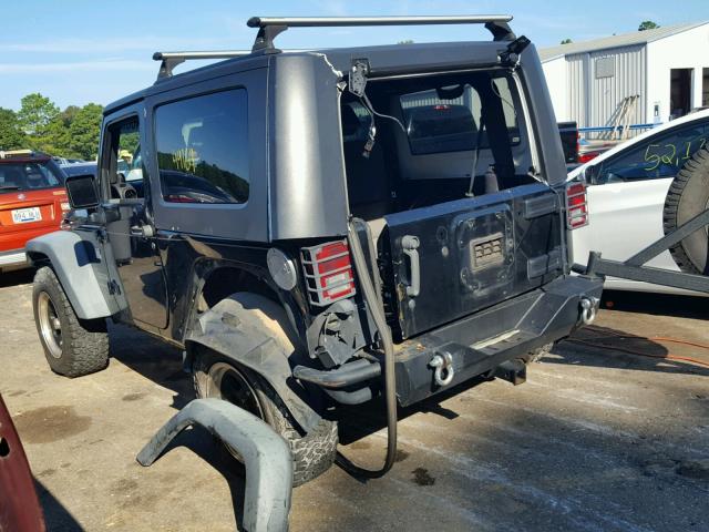 1J4AA2D10AL171342 - 2010 JEEP WRANGLER S BLACK photo 3