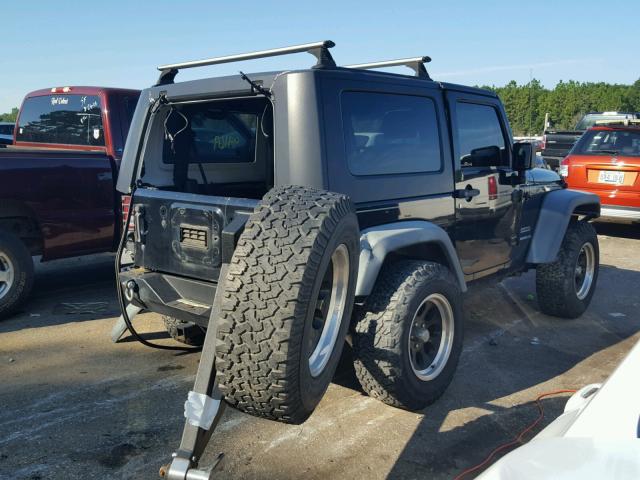 1J4AA2D10AL171342 - 2010 JEEP WRANGLER S BLACK photo 4