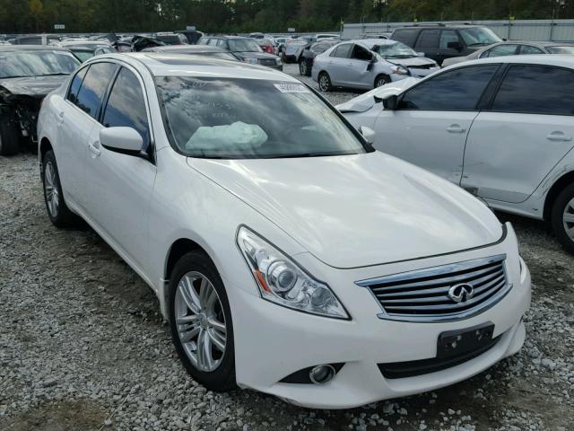 JN1CV6AR7CM972953 - 2012 INFINITI G37 WHITE photo 1