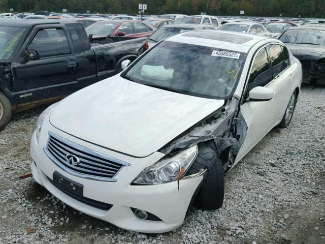 JN1CV6AR7CM972953 - 2012 INFINITI G37 WHITE photo 2