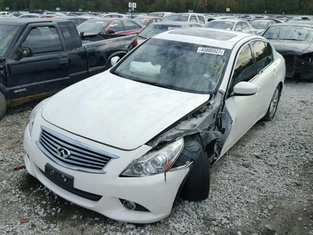 JN1CV6AR7CM972953 - 2012 INFINITI G37 WHITE photo 9