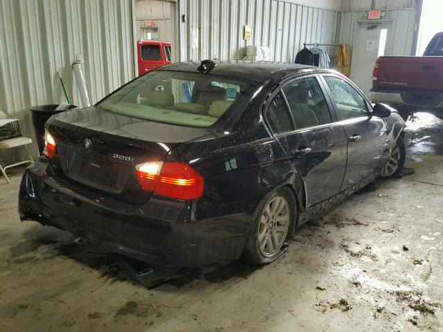 WBAVA33537PV65109 - 2007 BMW 328 I BLACK photo 4