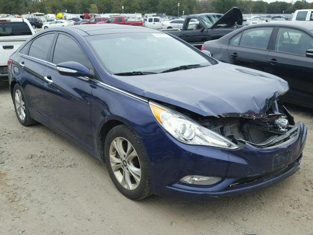 5NPEC4AC2DH644265 - 2013 HYUNDAI SONATA SE BLUE photo 1