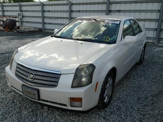 1G6DM57NX30127172 - 2003 CADILLAC CTS WHITE photo 2