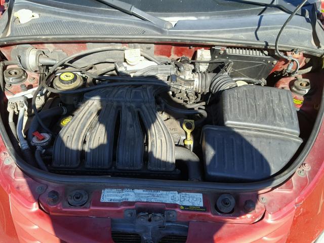 3C8FY4BB71T628004 - 2001 CHRYSLER PT CRUISER RED photo 7