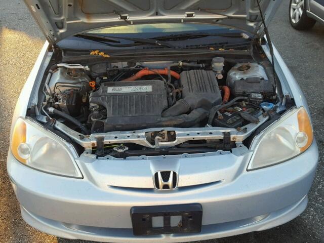 JHMES96603S000894 - 2003 HONDA CIVIC BLUE photo 7