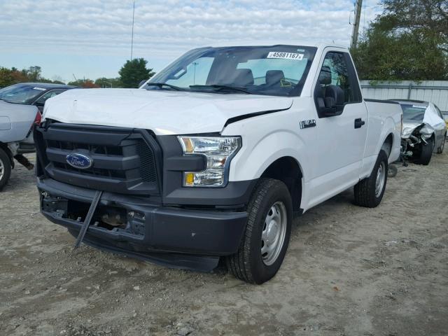 1FTMF1C88GFA95129 - 2016 FORD F150 WHITE photo 2