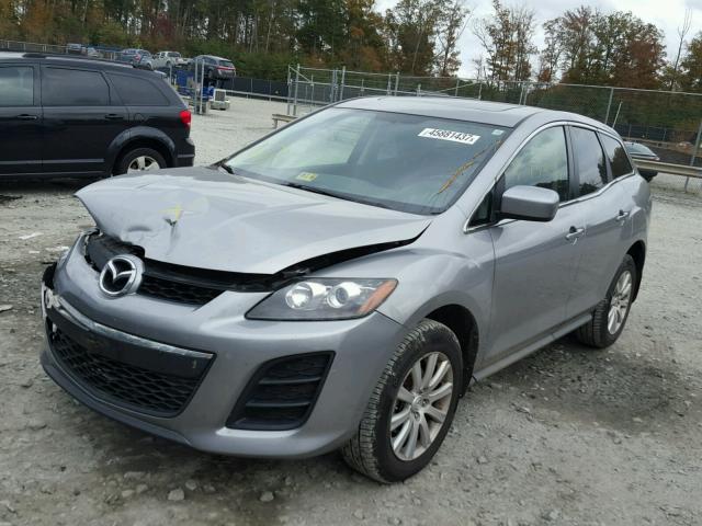 JM3ER2W54A0321462 - 2010 MAZDA CX-7 SILVER photo 2