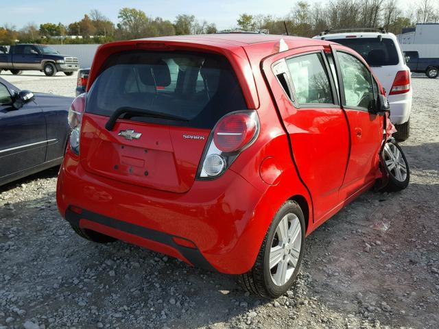 KL8CB6S92DC512247 - 2013 CHEVROLET SPARK LS RED photo 4