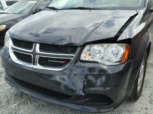 2C4RDGCG6CR365631 - 2012 DODGE GRAND CARA GRAY photo 9