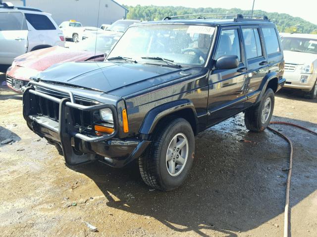 1J4FF68S1XL546195 - 1999 JEEP CHEROKEE BLACK photo 2