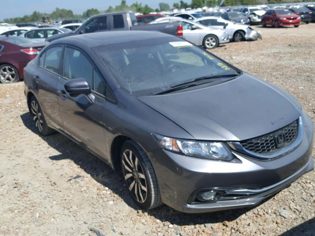 19XFB2F93EE053604 - 2014 HONDA CIVIC EXL GRAY photo 1