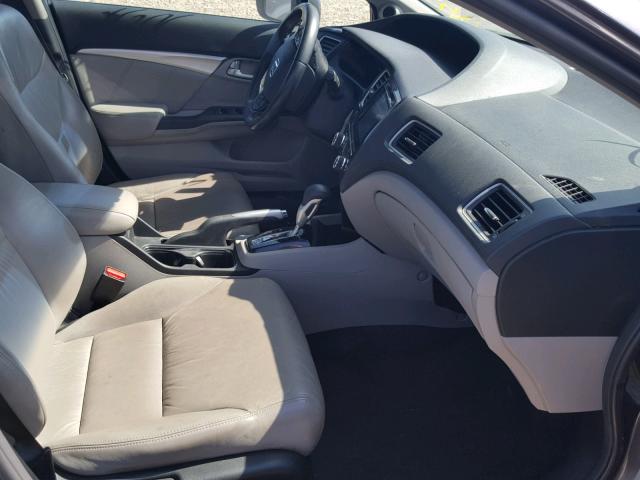 19XFB2F93EE053604 - 2014 HONDA CIVIC EXL GRAY photo 5