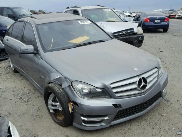 WDDGF4HB6CR221893 - 2012 MERCEDES-BENZ C 250 CHARCOAL photo 1