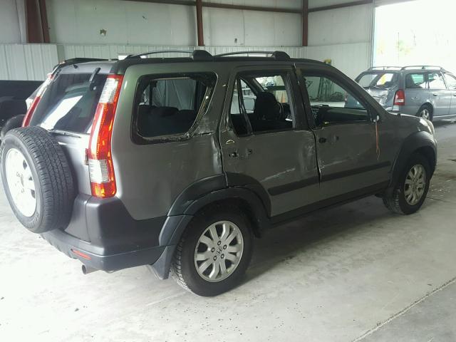 SHSRD78835U307307 - 2005 HONDA CR-V EX GRAY photo 4