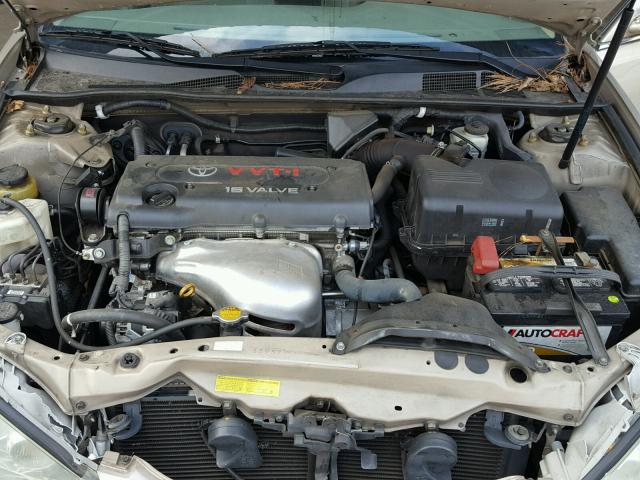 4T1BE32K76U137654 - 2006 TOYOTA CAMRY LE GOLD photo 7