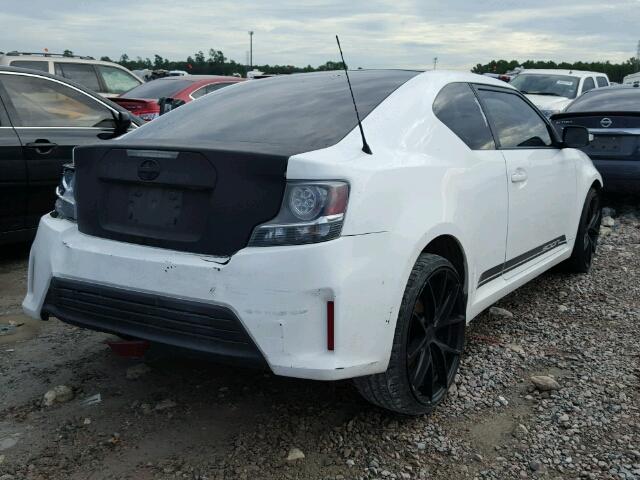 JTKJF5C74E3073749 - 2014 TOYOTA SCION TC 白色 照片 4