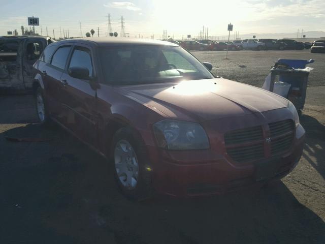 2D4FV48TX5H536204 - 2005 DODGE MAGNUM SE RED photo 1