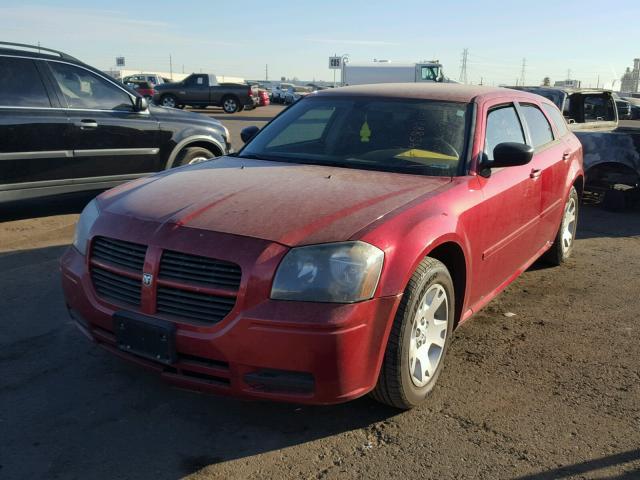 2D4FV48TX5H536204 - 2005 DODGE MAGNUM SE RED photo 2