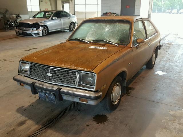 1B089AY300046 - 1980 CHEVROLET CHEVETTE TAN photo 2