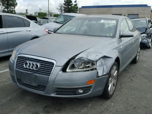 WAUAH74F17N064823 - 2007 AUDI A6 GRAY photo 2