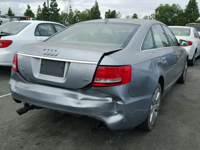 WAUAH74F17N064823 - 2007 AUDI A6 GRAY photo 4