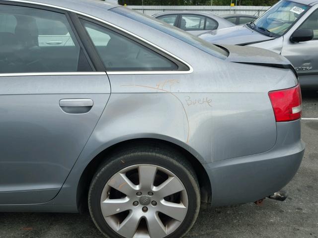 WAUAH74F17N064823 - 2007 AUDI A6 GRAY photo 9