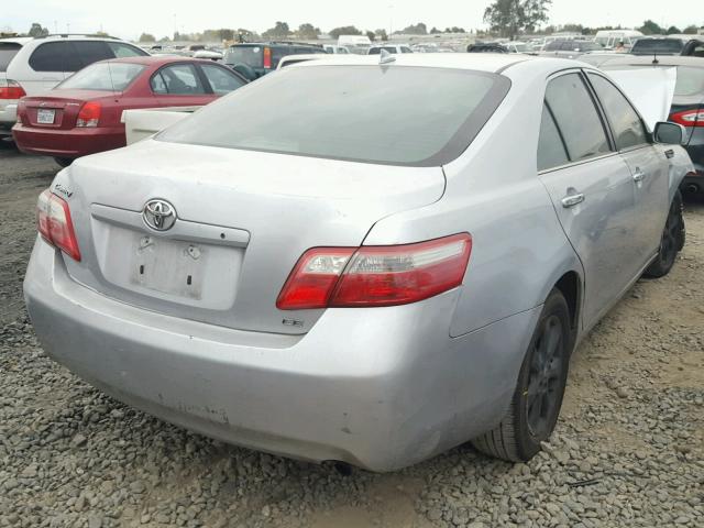 4T1BE46K37U043482 - 2007 TOYOTA CAMRY NEW SILVER photo 4