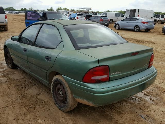 1B3ES47C6WD668895 - 1998 DODGE NEON HIGHL GREEN photo 3