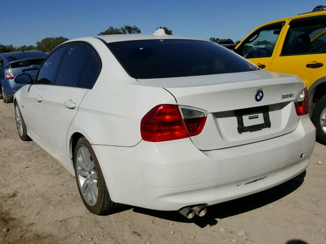 WBAVA33527KX72877 - 2007 BMW 328 I WHITE photo 3