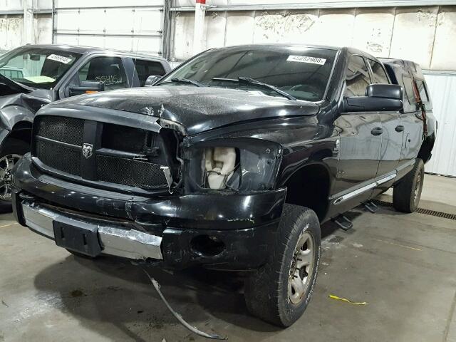 3D7KS28A78G141950 - 2008 DODGE RAM 2500 S შავი ფოტო 2