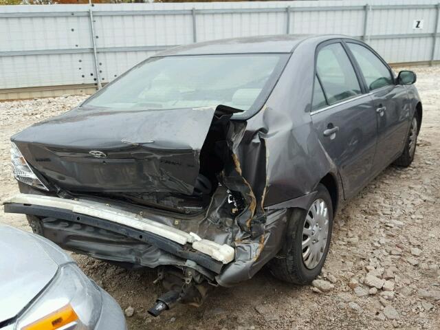 4T1BE32K74U793804 - 2004 TOYOTA CAMRY LE GRAY photo 4