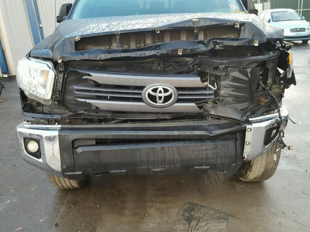 5TFUM5F19EX052177 - 2014 TOYOTA TUNDRA DOU BLACK photo 9